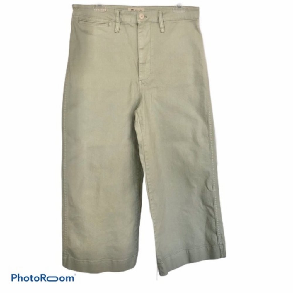 Madewell Emmett High Waist Crop Wide Leg P… - Picture 2 of 9